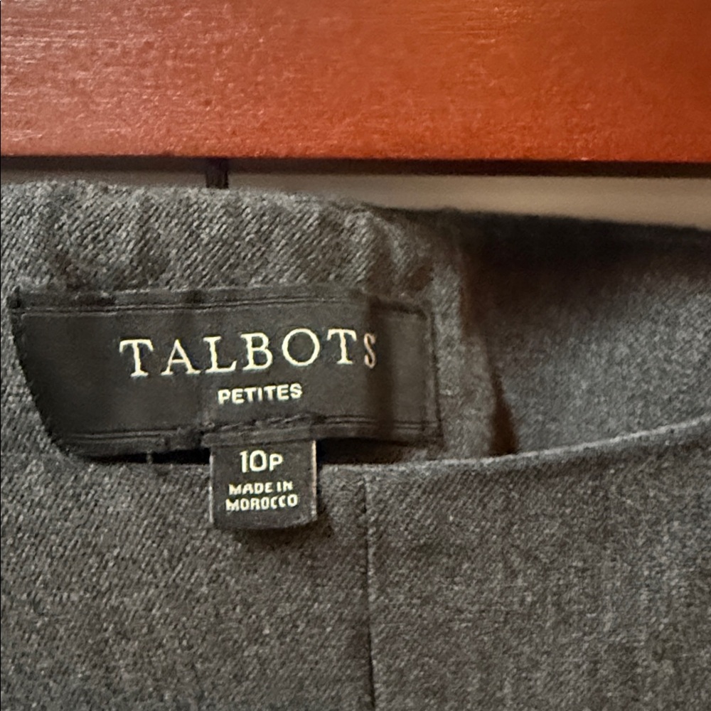 Talbots Charcoal Wool Skirt